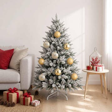 vidaXL Kerstbalset XL 9 st Goud Dia. 15 cm Kunststof, Verzenden, Nieuw