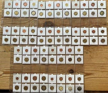 Europa. Series 1 Cent - 2 Euro 2002/2011 (10 series) (Zonder, Postzegels en Munten