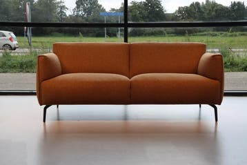 Het Anker Bank 3 zits Valence Stof Partner Caramel 200 cm, Design, Nieuw, Ophalen of Verzenden, Rechte bank