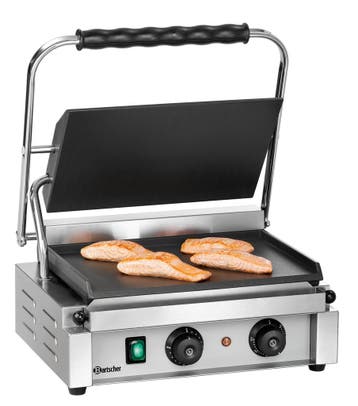 Bartscher Paninigrill-T 1 G | Glad | Grillplaten Gietijzer/G, Ophalen of Verzenden, Nieuw in verpakking