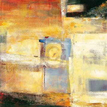 Kunstdruk Bea Danckaert - Colorfield I 98x98cm, Verzenden, Nieuw