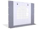 Partytent zijwand PVC met raam en ritsen 3 mtr 220cm hoog, Verzenden, Nieuw, 2 meter of meer, Partytent