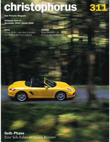 2005 PORSCHE CHRISTOPHORUS MAGAZINE 311 DUITS, Nieuw, Porsche, Author
