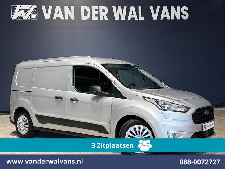 Ford Transit Connect L2 H1 | Lease vanaf 275,- p/mnd, Auto's, Ford, Dealer onderhouden, Te koop, Handgeschakeld, Diesel, Zilver of Grijs