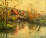 Georges Maroniez (1865 - 1933) - Moulin à eau