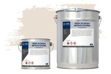 Wixx 2K Epoxy Metaalcoating RAL 9001 | Crèmewit 10L, Wit, Nieuw, Verf, Verzenden