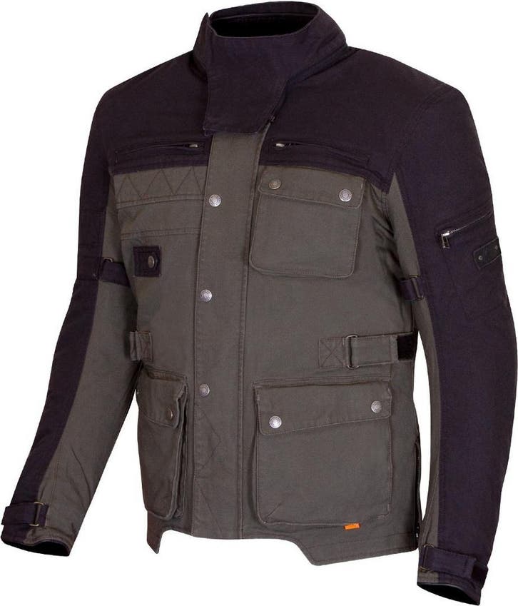 Merlin Mahala D3O Explorer Zwart Olijfgroen Textiele, Motoren, Kleding | Motorkleding, Heren, Nieuw met kaartje, Jas | textiel