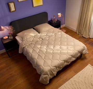 Happybed Taupe 140x200, Eenpersoons, Beige, Overige materialen, Nieuw