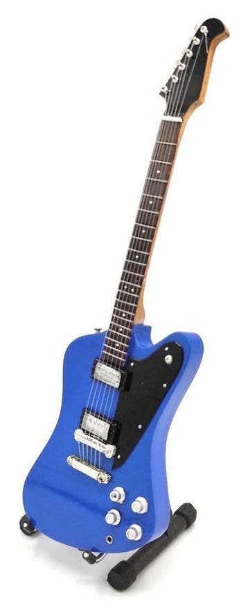 Miniatuur replica Gibson gitaar - Dave Grohl - Foo Fighters, Ophalen of Verzenden, Nieuw, Pop, Beeldje of Miniatuur