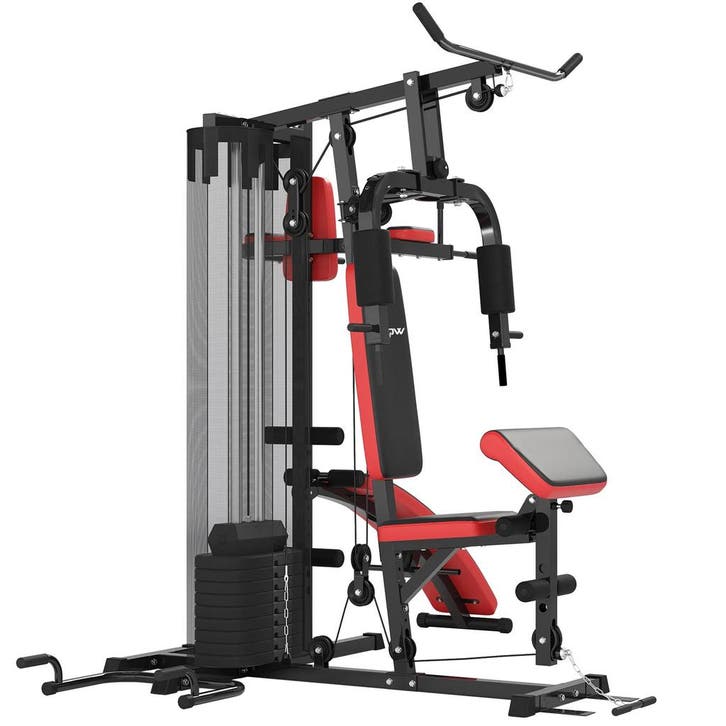 SPORTNOW Multifunctioneel Trainingsstation Met 65 Kg Gewicht, Sport en Fitness, Rugby, Nieuw, Verzenden