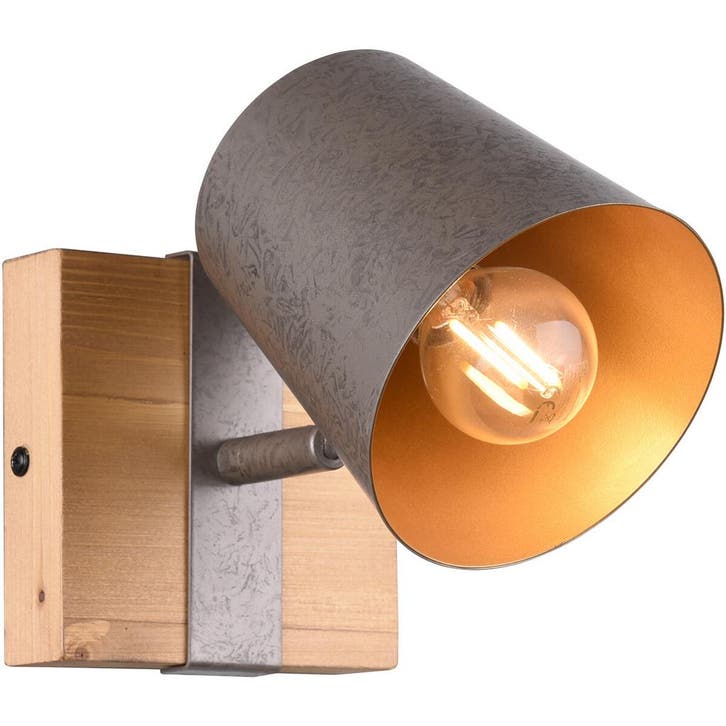 LED Wandspot - Trion Bimm - E14 Fitting - 1-lichts - Rond -, Huis en Inrichting, Lampen | Wandlampen, Nieuw, Metaal, Ophalen of Verzenden