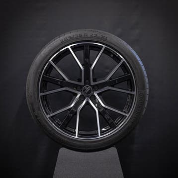22 inch velgen Audi Q7 SQ7 Zomerbanden 285/35/22 Origineel, Gebruikt, 285 mm, Banden en Velgen, Overige maten