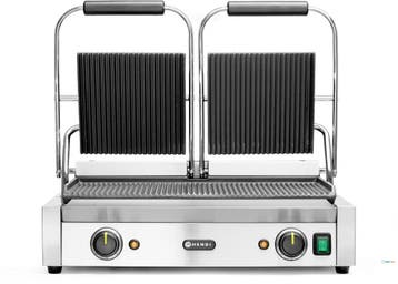 Hendi Dubbele Contactgrill 3600W -, Verzenden, Nieuw