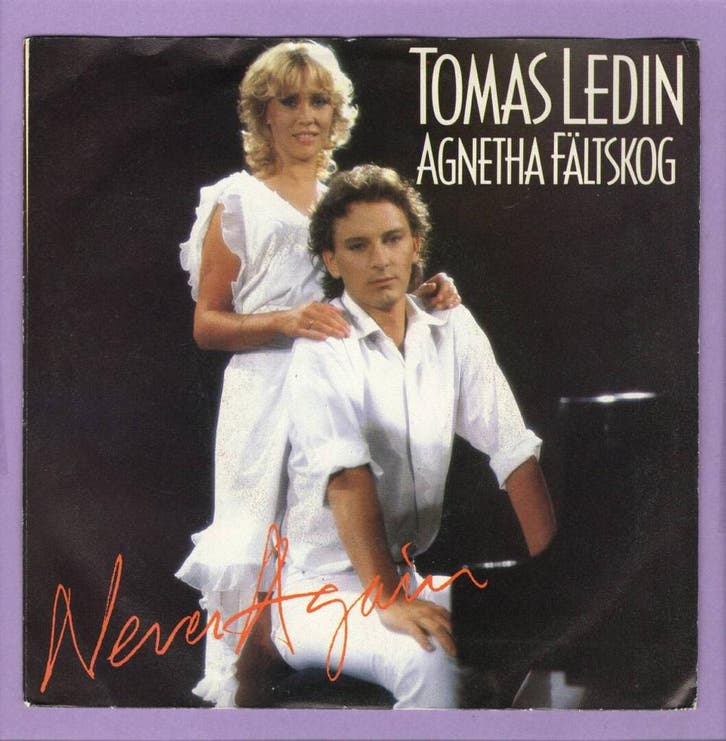 Tomas Ledin, Agnetha Fältskog (ABBA) – Never Again / Just Fo, Cd's en Dvd's, Vinyl Singles, Ophalen of Verzenden