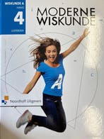 Moderne Wiskunde 11e ed havo 4 wiskunde A leer 9789001850579, Boeken, Zo goed als nieuw