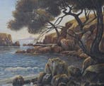 Xavier Sager (1881-1969) - Vue sur la mer, Antiek en Kunst, Kunst | Schilderijen | Klassiek