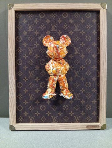 Brother X - Framed urban Mickey Mouse by Louis Vuitton - NO