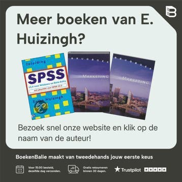INLEIDING SPSS 16.0 VOOR WINDOWS EN DATA ENTRY - E. Huizingh, Verzenden, Zo goed als nieuw, E. Huizingh