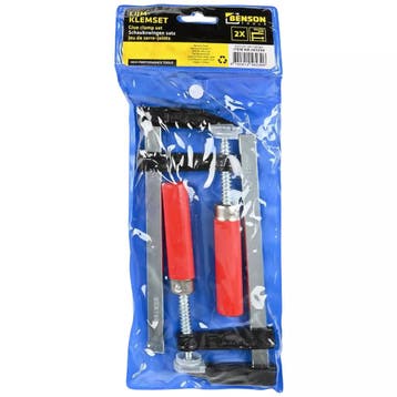 Benson Lijmklemset - 15 cm klembereik - 2 stuks - smeedba..., Ophalen of Verzenden, Nieuw