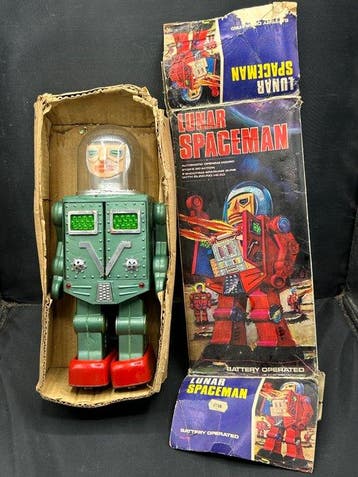 Lunar Spaceman - Speelgoed robot Lunar Spaceman No. 190 -