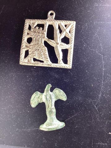 Post-middeleeuws Brons / Lood Amulet seal
