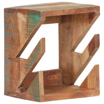 vidaXL Wandskateboardhouder 25x20x30 cm massief gerecycled, Auto diversen, Dakdragers, Verzenden, Nieuw