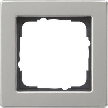 GIRA E2 Afdekraam 1 voudig Edelstaal 021133, Ophalen of Verzenden, Nieuw