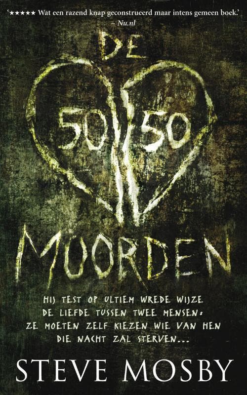 De 50/50-moorden 9789022996447 Steve Mosby, Boeken, Thrillers, Gelezen, Verzenden