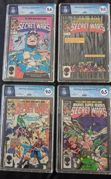 Marvel Super-Heroes: Secret Wars #4 + #5 + #6 + #7 - EGC 9.0, Nieuw