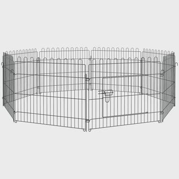 Pawhut Opvouwbaar Hondenren - Speelpen met 8 Panelen voor Tr, Verzenden, Nieuw