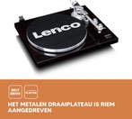 Lenco Platenspeler met Bluetooth - LBT-188WA - Bruin, Verzenden, Zo goed als nieuw