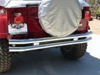 Rampage 1976-1983 Jeep CJ5 Double Tube Rear Bumper w/Hitch, Ophalen of Verzenden, Nieuw