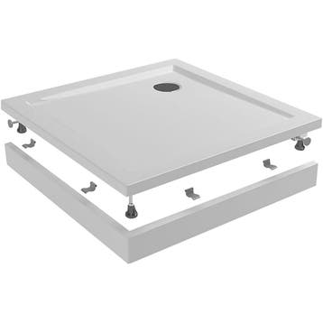 Wiesbaden Voorzetpaneel met Poten voor Douchebak - 90x90x4cm, Ophalen of Verzenden