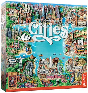 Cities Bordspel, Hobby en Vrije tijd, Gezelschapsspellen | Bordspellen, Ophalen of Verzenden, Nieuw