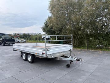 Hapert Plateauwagen 405 x 220 cm in zeer goede staat 2700 kg, Ophalen, Gebruikt