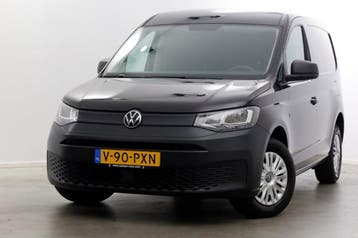 Volkswagen Caddy Cargo 2.0 TDI Airco/CarPlay 02-2023, Gebruikt, Euro 6, Volkswagen, Zwart
