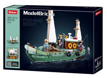 Sluban - Vissersboot (Voertuigen, Modelbouwsets), Verzenden, Nieuw