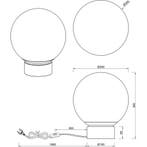 LED Tafellamp - Trio Select Cinque Cipallone - 1 Lichtpunt, Huis en Inrichting, Lampen | Tafellampen, Ophalen of Verzenden, Nieuw
