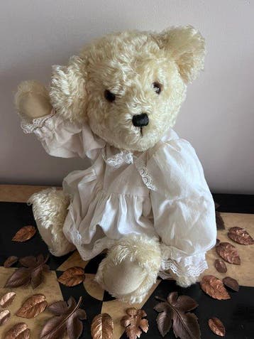 Vintage - Speelgoed Sneeuwwitte mohair beer - 1960-1970 -