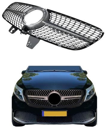 Grill | geschikt voor Mercedes-Benz | V-klasse 19- 5d bus |, Verzenden, Nieuw, Mercedes-Benz