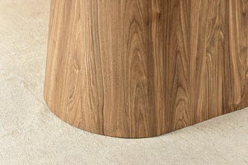 Ovale eettafel UNIQUE 200cm Grijsbruin Keramiek Walnoot, Ophalen of Verzenden, Nieuw