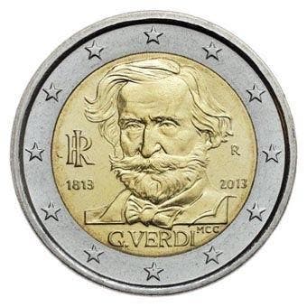 Italië 2 Euro Verdi 2013, Verzenden
