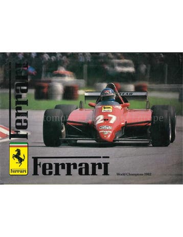 1983 FERRARI PROGRAMMA BROCHURE UK, Boeken, Auto's | Folders en Tijdschriften, Nieuw, Ferrari, Author