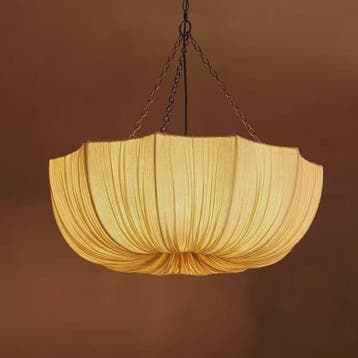 Nordic Wabi Sabi Stof Plafondlamp - Sfeervolle Hanglamp voor, Verzenden, Nieuw