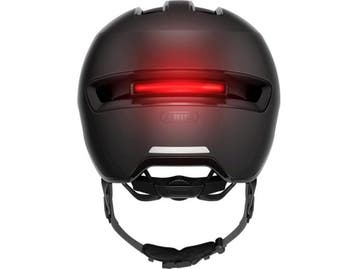 ABUS HUD-Y - Fietshelm - LED-achterlicht - zwart, Fietsen en Brommers, Verzenden, Zo goed als nieuw, Abus