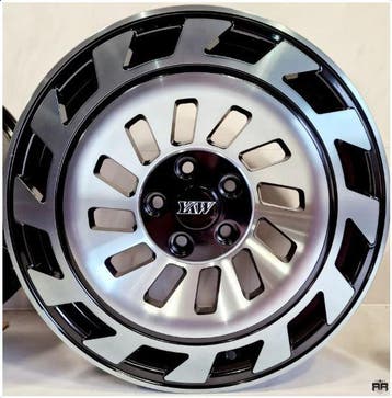 17 inch 5x112 YKW Wheels Y7702 Grey Machined velgen 8J ET30, Ophalen of Verzenden, Nieuw, Velg(en)