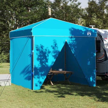 vidaXL Luifeltent 243 x 243 x 251 cm Blauw Stof, Verzenden, Nieuw