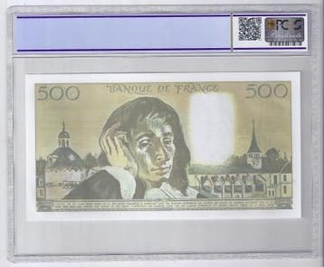 France Frankreich Pick 156 500 Francs Typ Pascal 02/01/19..., Verzenden