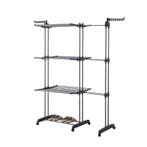 Droogrek op Wielen - Grijs - Uitschuifbare Droogtoren - 4, Verzenden, Nieuw