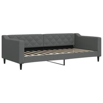 Dagbed 90x200cm Modern Grijs | Laatste Stuk!, 90 cm, Eenpersoons, Ophalen of Verzenden, Zo goed als nieuw